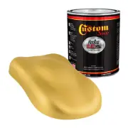 Hot Rod Flatz Anniversary Gold Metallic Urethane Auto Flat Car Paint Gallon Only