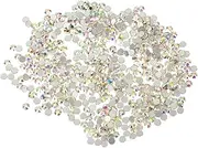 COHEALI 2880pcs Flatback Glass Nail Rhinestones for DIY Nail Art Elegant Gems for Crafts and