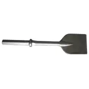 Detroit ASPHALT CUTTING CHISEL TTAC125HEX 450mm Long,125mm Width, 30mm HEX Shank