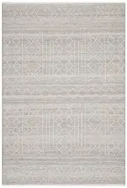 Harlow Natural Ethnic Felted Wool Rug