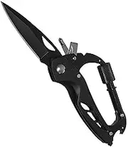 Pocket Knife 6-in-1 Multitools Folding Knife Multi Tool Survival Camping Knife for Men