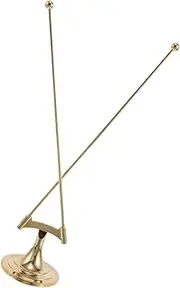 MUCKLILY Office Flagpole with Metal Base: Reusable Tabletop Flag Holder for Professional Settings - Stylish Cross Structure for Desk Decoration