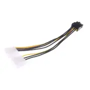 18cm 4Pin to 8 Pin GPU Adapter Molex Male to 8Pin Male Graphics Card Cable