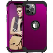 MCC Impact iPhone 11 Pro Max Shockproof 3in1 Rugged Case Cover Apple ProMax [Purple]