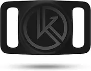 Tile Sticker Dog Collar Holder (2022): Extra-Durable, Lightweight, and Protective Tracking Case - Track Your Pet Using Android or Samsung Smart Phone - for Dogs and Puppies by Kitty Kompass (Black)