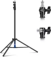 NEEWER 8.5ft Air Cushioned Heavy Duty All Metal Tripod Light Stand ST-260AC