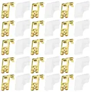 50PCS 6.3Mm Crimp Terminal Spade Connector 90 Angled with 50PCS Insulating Sleev