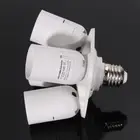 3/4 in1E27 Base Socket Splitter Light Lamp Bulb Adapter(E27-4E27) Hot