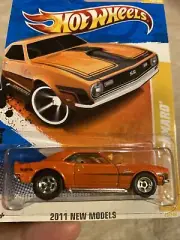HOT WHEELS Chevy Chevrolet 1968 COPO CAMARO Orange custom real riders '11 models