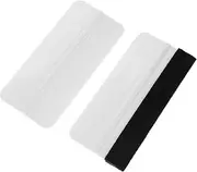 Gatuida 2pcs Car Film Tool Mini Squeegee Hand Squeegee Vinyl Squeegee Tool Vehicle Vinyl Wrap Tool Kit Squeegee for Car Vinyl Wrap Squeegee Window Film Scraper Tool for Vinyl White Plastic