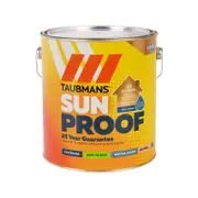 Taubmans 4L Neutral Semi Gloss Sunproof Exterior Paint