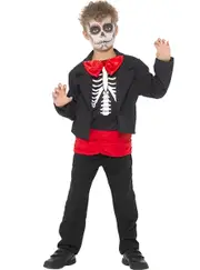 Day Of The Dead Senor Boys Halloween Costume