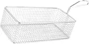 ABOOFAN Screen Basket Baking Pan Net Mixing Bowls with Lids Fryer Accessories Multi-Functional Drain Basket Multi Functional Drain Basket with Funnel Grill Basket Pans Silver