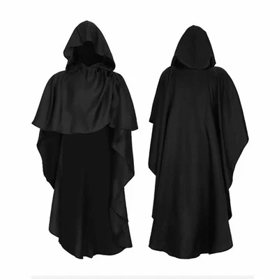 Halloween Cape Children Medieval Knight Hooded Cape Vampire Costume for Carnival