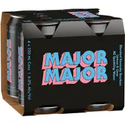 Major Major Bourbon Lemon Lime & Sparkling Water Can 320mL