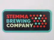 Cool BEER Collectible STICKER:STEMMA Brewing Co ~ Bellingham, WASHINGTON Brewery
