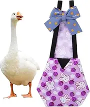 Bunny Diapers,Reusable Bow Tie Diapers Pet Chicken Diaper - Pet Clothes Duck Supplies, Waterproof Poultry Clothes for Duck Chicken