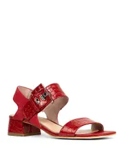 Donald Pliner Women's Ankle Strap Slingback Mid Heel Sandals