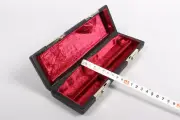Yinfente Black Piccolo Flute Hard Case Faux Leather Outer Piccolo Case Holder