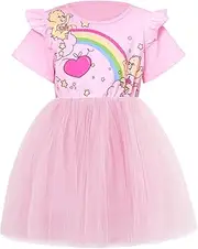 [Cudtum] Rainbow Toddler Girl Tulle Dress