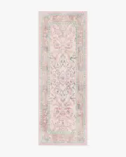 75' x 215' | Machine Washable Runner Rug | Kid & Pet Friendly | Indoor Rug | Fit For A Queen Soft Rose Rug by Bridgerton | Ruggable