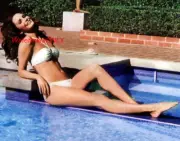 Beautiful Actress "Jaclyn Smith" SEXY LEGGY "Bikini" "Pin-UP" PHOTO! #(11)