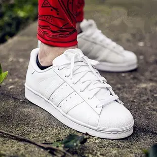 <Taiwan小鮮肉> ADIDAS SUPERSTAR FOUNDATION 全白 小白鞋 男女 基本款 B27136