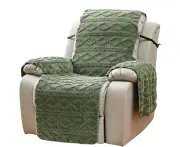 Recliner Couch Cover Lift Reclining Recliner Chair Cover Recliner Cushion Slipcover-Green