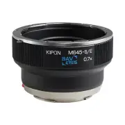 KIPON 0.7x Focal Reducer Optic Adapter for Mamiya 645 Lens to Sony E Camera