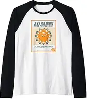 [Marvel] Loki TVA Less Meetings More Productivity Raglan Baseball Tee