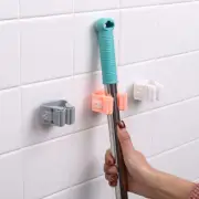 1PC Mop Clip Wall Mounted Mop Organizer Holder Brush Broom Hanger Home Storage R