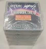 TDK LTO4 Ultrium 4 Data Cartridge 800GB 1.6TB Lot Pack of 5 D2407-LTO4 NEW