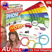 Phonics Flash Cards - Learn to Read in 20 Phonic Stages - Digraphs CVC Blends ZR
