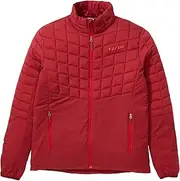 [Marmot] Men's Featherless Hybrid Jacket Warm Puffer Jacket, Insulated Hooded Winter Coat, Water-Resistant Quilted Parka, Lightweight Packable Outdoor Jacket, Windproof
