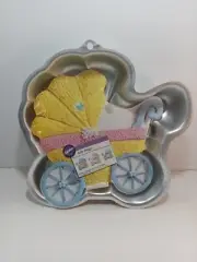Wilton BABY BUGGY Cake Pan #2105-3319 2005 2 Layer NEW WITH TAGS