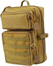 First Aid Pouch Small Medical Bag for Outdoor Camping Reusable Nursing Bag for Household Medicine Storage Includes Shoulder Strap