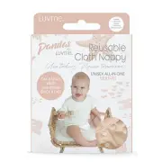 Pandas by Luvme Reusable Cloth Nappy & Insert (Barley)