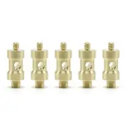 LSP 1/4" to 3/8" Small Dual Male to Male Thread Tripod Stand Adapter, Set of 5
