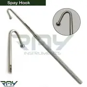 Spay Snook Hook Animal Ovaries Uterus Removal Hook Ball Tip Veterinary Surgery