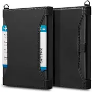 [jpfyllik] Life Passport Card Cover Holder Passport Wallet Travel Documents Organizer Protector Holder Travel Accessories with RFID Blocking Technology SIM Card Pin Included - Black