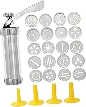 FIXOSHEE 1Set Cookie Press Tool for Easy Biscuit Making Ergonomic Decorating Tool for Home Baking for Cookies Cupcakes and Cakes