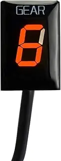 for ST1300 ST 1300 2008-2010 2011 2012 2013 2015 Motorcycle Accessories 6 Speed 1-6 Level Gear Indicator Digital Meter Motorcycle Gear Indicator(Orange)
