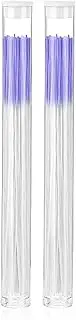 [Oykrueats] Pack of 120 Ear Hole Cleaners, Piercing Cleaning Fin, Earring Hole Cleaner, Ear Hole Odour Removal Cleaning Tool, Disposable Cleaning Tools for Piercing Care Girls Women Men, NO, NO
