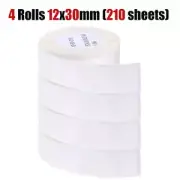 4Rolls Thermal Printing Label Paper Barcode Price Name Blank Labels 12*30mm L0R0