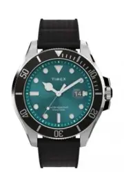 Timex Mens Harborside Coast Silicone Strap Watch Water Resistant TW2V91700