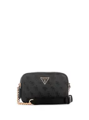 GUESS Women's Coal Logo Noelle Crossbody Camera Bag in Black