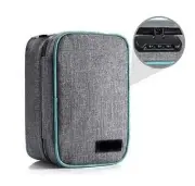 Universal Travel Bag w Combo Lock Gray 3" x 5" x 9" Valuable Security FAST! AG6