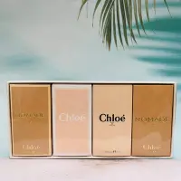 在飛比找Yahoo!奇摩拍賣優惠-CHLOE 四入小香禮盒 (芳心之旅5ml*2 /白玫瑰5m