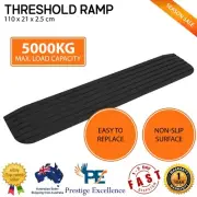 Threshold Ramp For Scooter Wheelchair Rollators Non-Slip Rubber Made 110cm Black