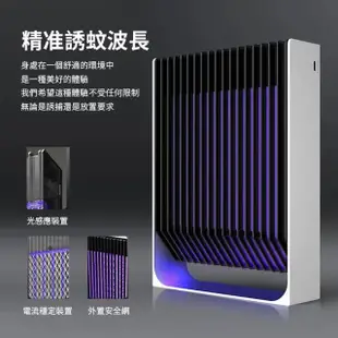 【ANTIAN】物理仿生電擊式壁挂滅蚊燈 立式壁掛式兩用捕蚊燈 USB充電式電蚊燈 飯店/餐廳驅蚊器